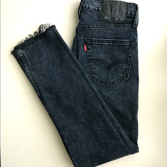 Levi's Other - LEVI’S 511 SLIM JEANS SIZE 29x30 RAW EDGE